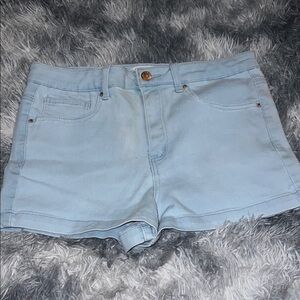 Light Blue Women's Denim Shorts